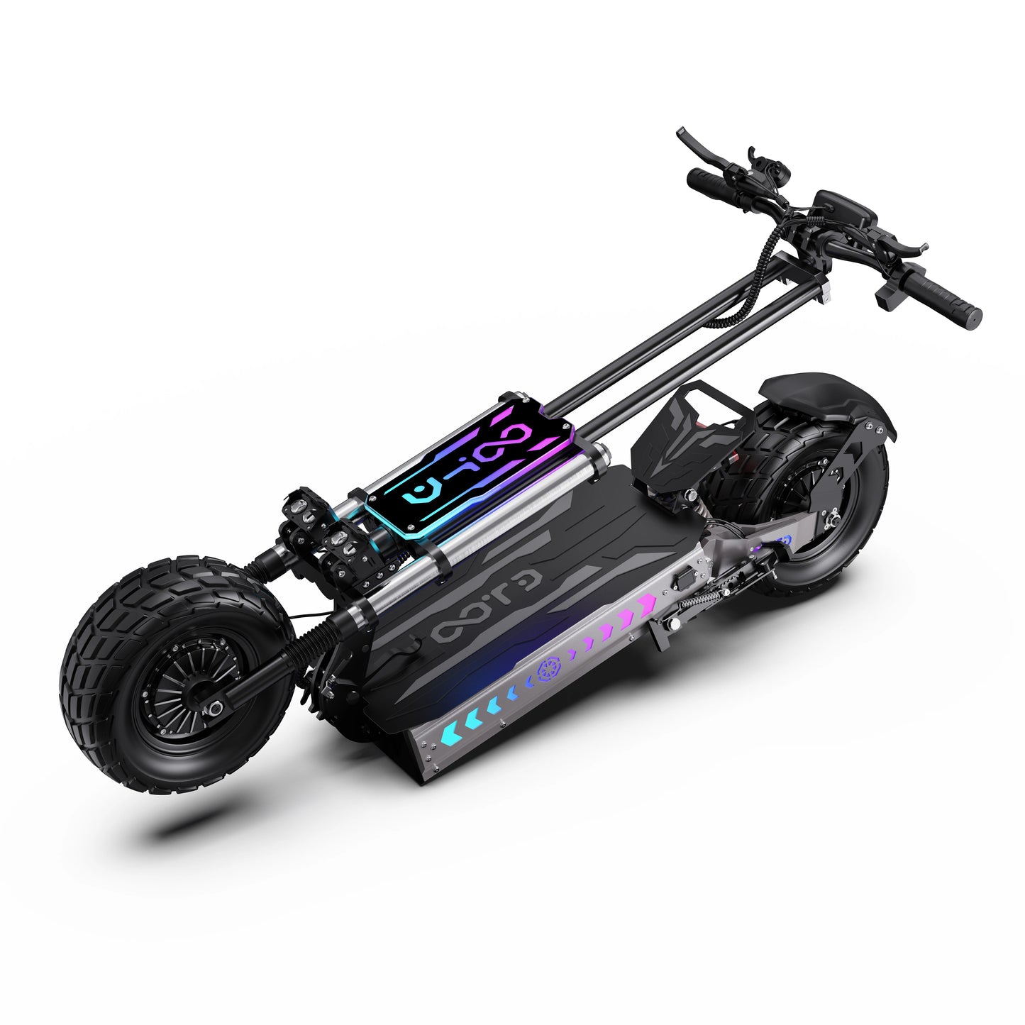 APEFOX T90 Adult Electric Scooter Dual Motor Foldable E-Scooter 60V 31.2AH 13 Inch Off-Road Tire Off-Road Electric Scooter
