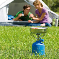 Portable Gas Camping Stove + 2 Fuel Cartridges
