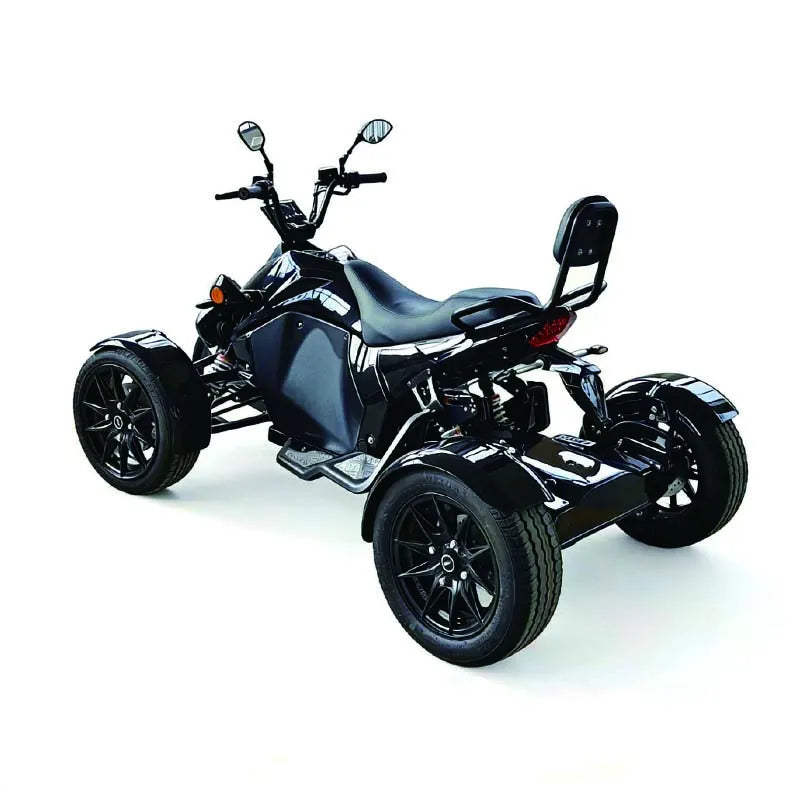 Electric Quad Bike 72V 100Ah Battery LED Lights Front Rear Hydraulic Disc Brakes Adult ATV for Off-road and On-road Atv