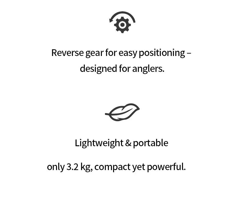 SUP Kayak Underwater Thruster Electric Paddle Board Motor External Battery Ready 3 Speed Reverse Gear Battery Not Included