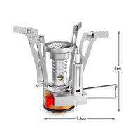 Mini Camping Gas Burner — Piezo Ignition, Ultra-Light