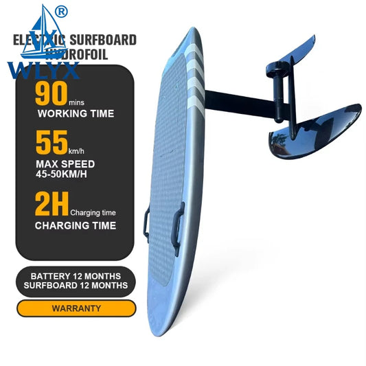 Customize 50 km/h Electric High-quality Carbon Fiber Hydrofoil Board Epoxy Resin 90-Minute Battery Life Waterproof Professional