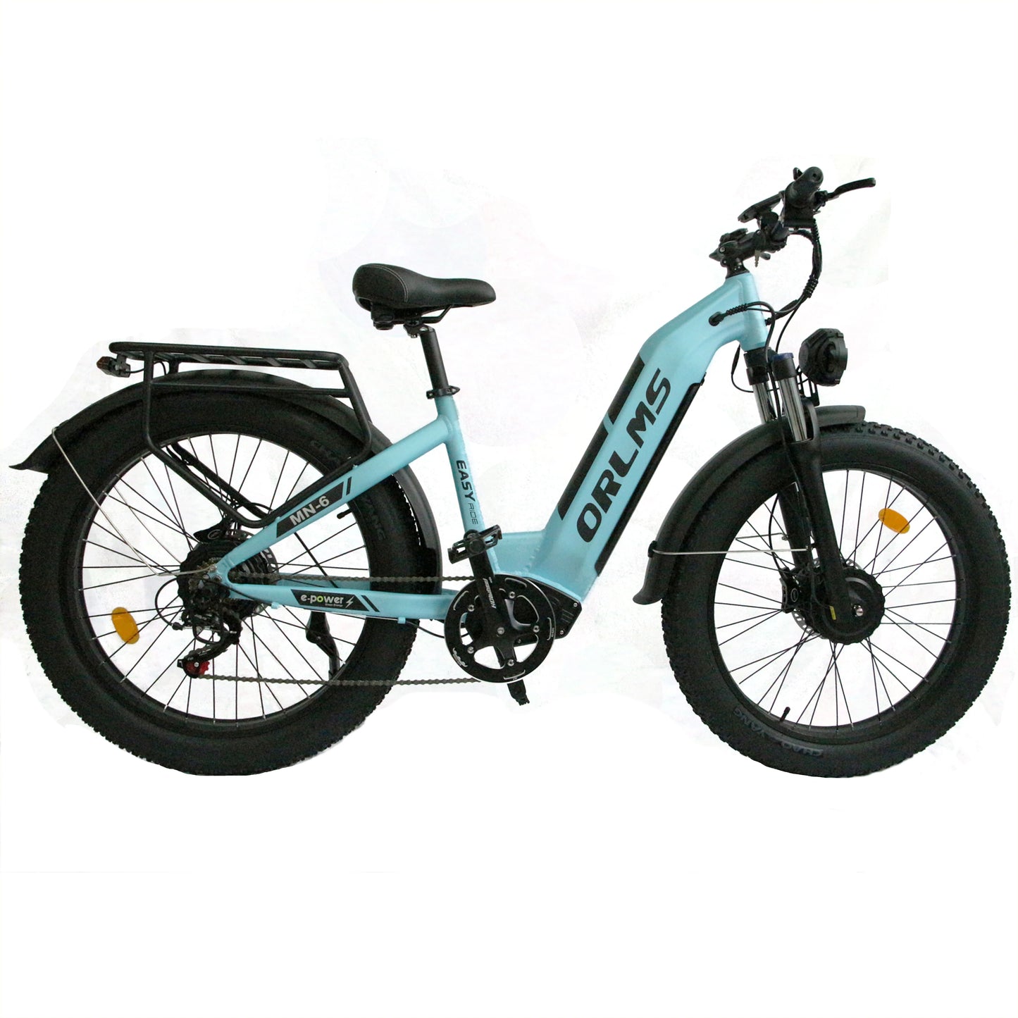 EU spot ORLMS 26 MN-6 electric bike, 2000 W motor, 52 V 23 Ah battery, seven-speed gearbox, top speed 62 km/h, torque Max. 90 Nm, up to 45 ° incline, 26 C wide tyres