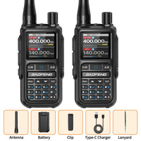 BAOFENG UV-5R Mini Walkie Talkie — Long Range, Dual Band