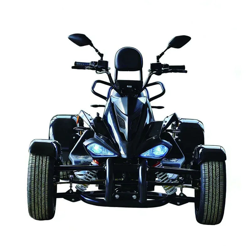 Electric Quad Bike 72V 100Ah Battery LED Lights Front Rear Hydraulic Disc Brakes Adult ATV for Off-road and On-road Atv