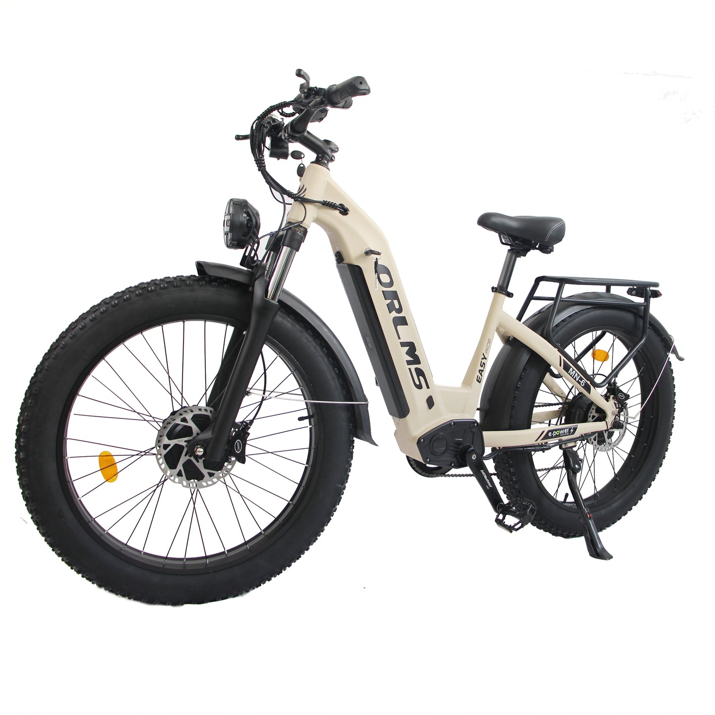 EU spot ORLMS 26 MN-6 electric bike, 2000 W motor, 52 V 23 Ah battery, seven-speed gearbox, top speed 62 km/h, torque Max. 90 Nm, up to 45 ° incline, 26 C wide tyres