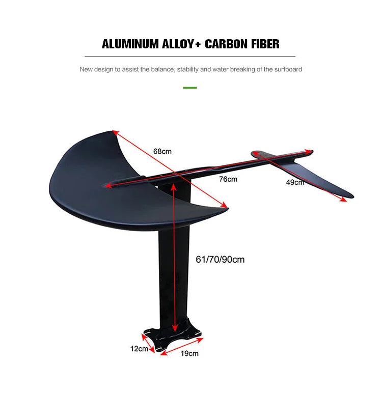 Inflatable Power Surfing Hydrofoil Board Water Efoil Electric Surfboard Carbon Fiber