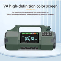 Emergency Crank Radio — Multi-Band, Flashlight & Power Bank