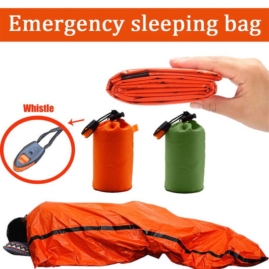 Emergency Thermal Bivy Sack — Waterproof Mylar Blanket