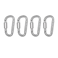 Tactical Carabiner Set (4-6 Pack) — Aluminum Alloy