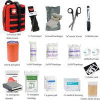 70-Piece IFAK First Aid Kit — Tourniquet Included