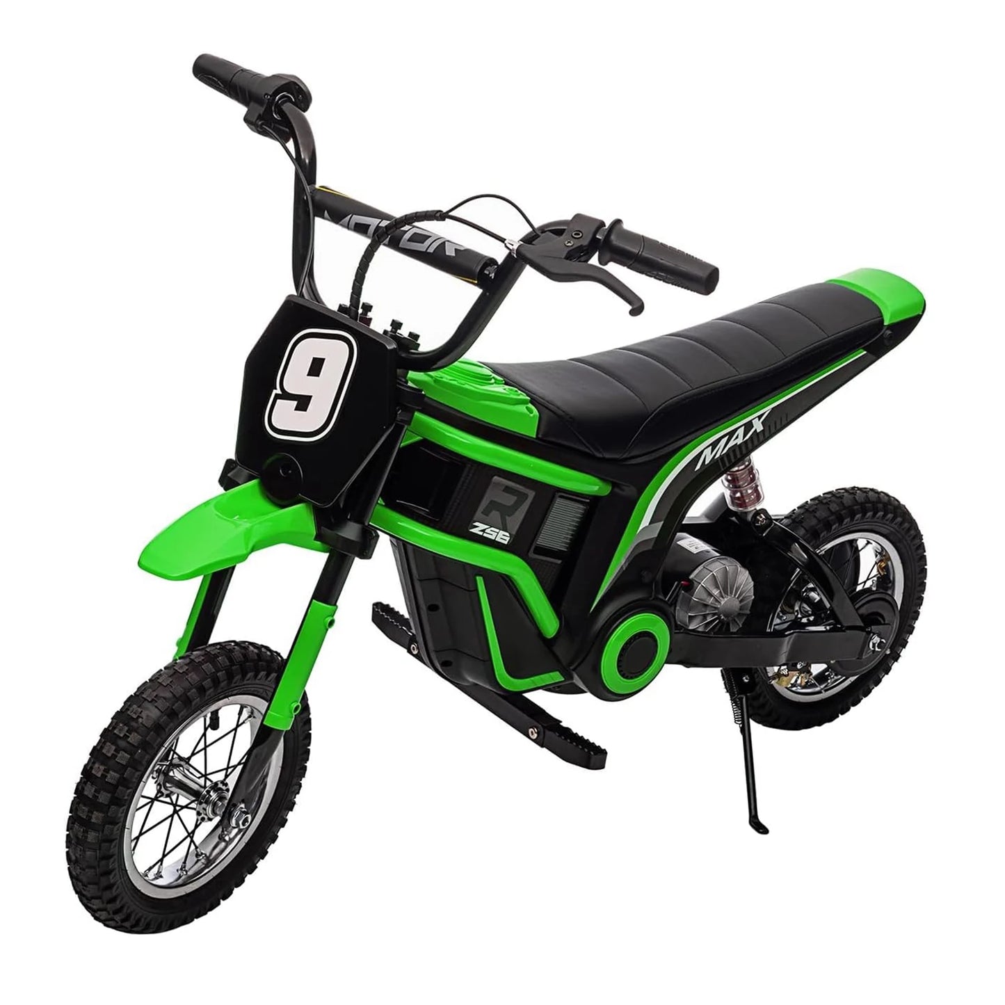 24V Ride-on Electric Motorcycle 350W Cross Motorcycle 3 Speeds (8/12/23 Km/h) Damped Suspension for Children 8-12 Years
