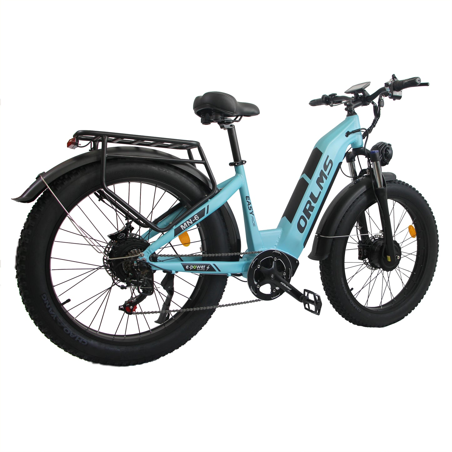 EU spot ORLMS 26 MN-6 electric bike, 2000 W motor, 52 V 23 Ah battery, seven-speed gearbox, top speed 62 km/h, torque Max. 90 Nm, up to 45 ° incline, 26 C wide tyres