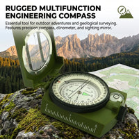 Tactical Sighting Compass — Luminous, Metal Body