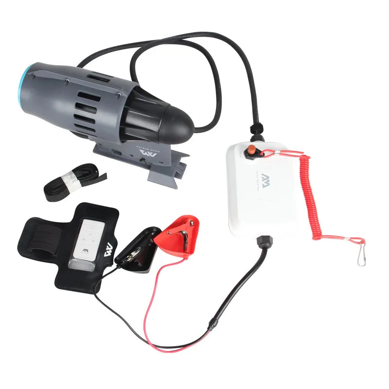 SUP Kayak Underwater Thruster Electric Paddle Board Motor External Battery Ready 3 Speed Reverse Gear Battery Not Included