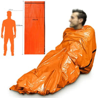 Emergency Thermal Bivy Sack — Waterproof Mylar Blanket