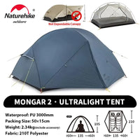 Mongar UL 2-Person Backpacking Tent — Ultralight, Waterproof