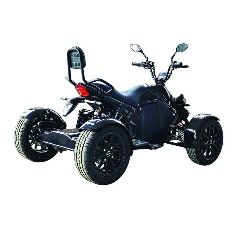 Electric Quad Bike 72V 100Ah Battery LED Lights Front Rear Hydraulic Disc Brakes Adult ATV for Off-road and On-road Atv