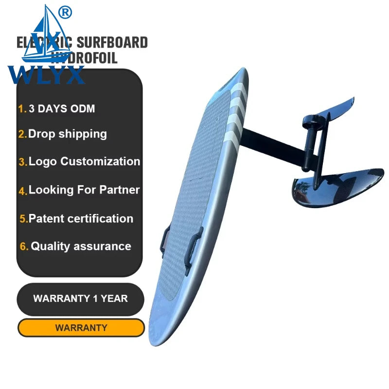 Customize 50 km/h Electric High-quality Carbon Fiber Hydrofoil Board Epoxy Resin 90-Minute Battery Life Waterproof Professional