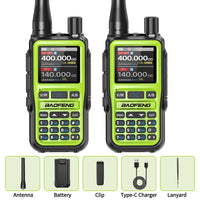 BAOFENG UV-5R Mini Walkie Talkie — Long Range, Dual Band