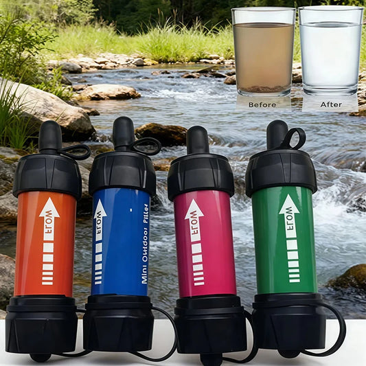 Portable Emergency Water Filter — Hiking & Disaster Prep
