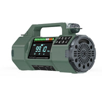 Emergency Crank Radio — Multi-Band, Flashlight & Power Bank