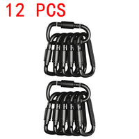 Tactical Carabiner Set (4-6 Pack) — Aluminum Alloy