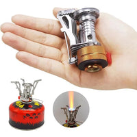 Mini Camping Gas Burner — Piezo Ignition, Ultra-Light