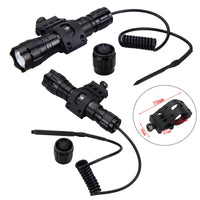 Tactical Flashlight — White/Red/Green, Mountable
