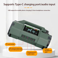 Emergency Crank Radio — Multi-Band, Flashlight & Power Bank