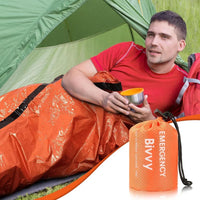 Mylar Emergency Blanket Bivy — Lightweight Thermal Shelter