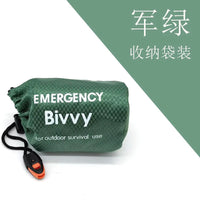 Mylar Emergency Blanket Bivy — Lightweight Thermal Shelter