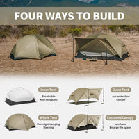 Mongar UL 2-Person Backpacking Tent — Ultralight, Waterproof