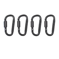 Tactical Carabiner Set (4-6 Pack) — Aluminum Alloy