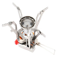 Mini Camping Gas Burner — Piezo Ignition, Ultra-Light