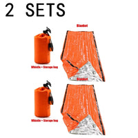 Emergency Thermal Bivy Sack — Waterproof Mylar Blanket