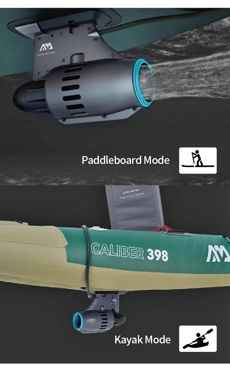 SUP Kayak Underwater Thruster Electric Paddle Board Motor External Battery Ready 3 Speed Reverse Gear Battery Not Included