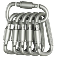 Tactical Carabiner Set (4-6 Pack) — Aluminum Alloy