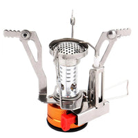 Mini Camping Gas Burner — Piezo Ignition, Ultra-Light