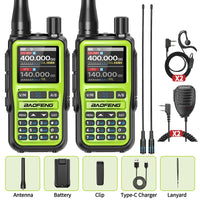 BAOFENG UV-5R Mini Walkie Talkie — Long Range, Dual Band