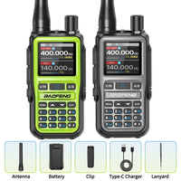 BAOFENG UV-5R Mini Walkie Talkie — Long Range, Dual Band