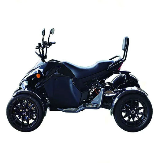 Electric Quad Bike 72V 100Ah Battery LED Lights Front Rear Hydraulic Disc Brakes Adult ATV for Off-road and On-road Atv