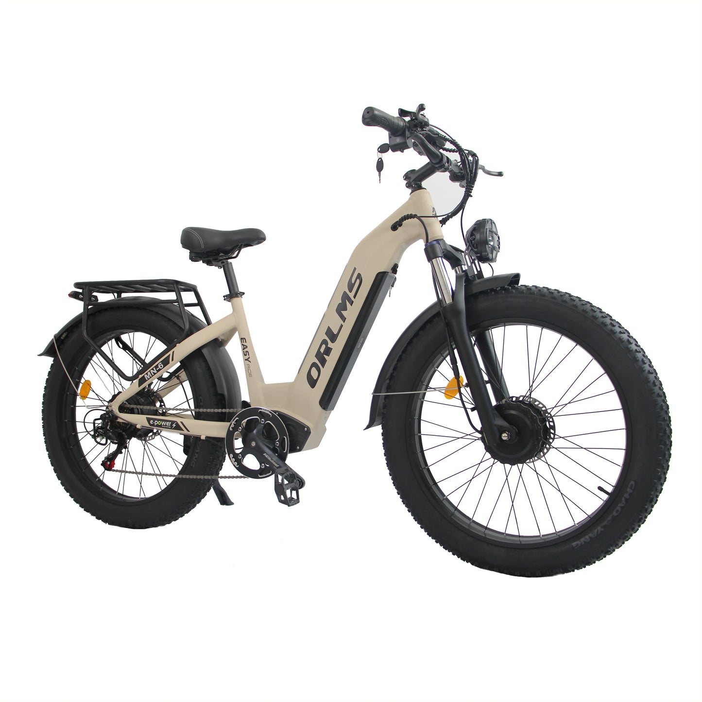 EU spot ORLMS 26 MN-6 electric bike, 2000 W motor, 52 V 23 Ah battery, seven-speed gearbox, top speed 62 km/h, torque Max. 90 Nm, up to 45 ° incline, 26 C wide tyres