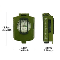 Tactical Sighting Compass — Luminous, Metal Body